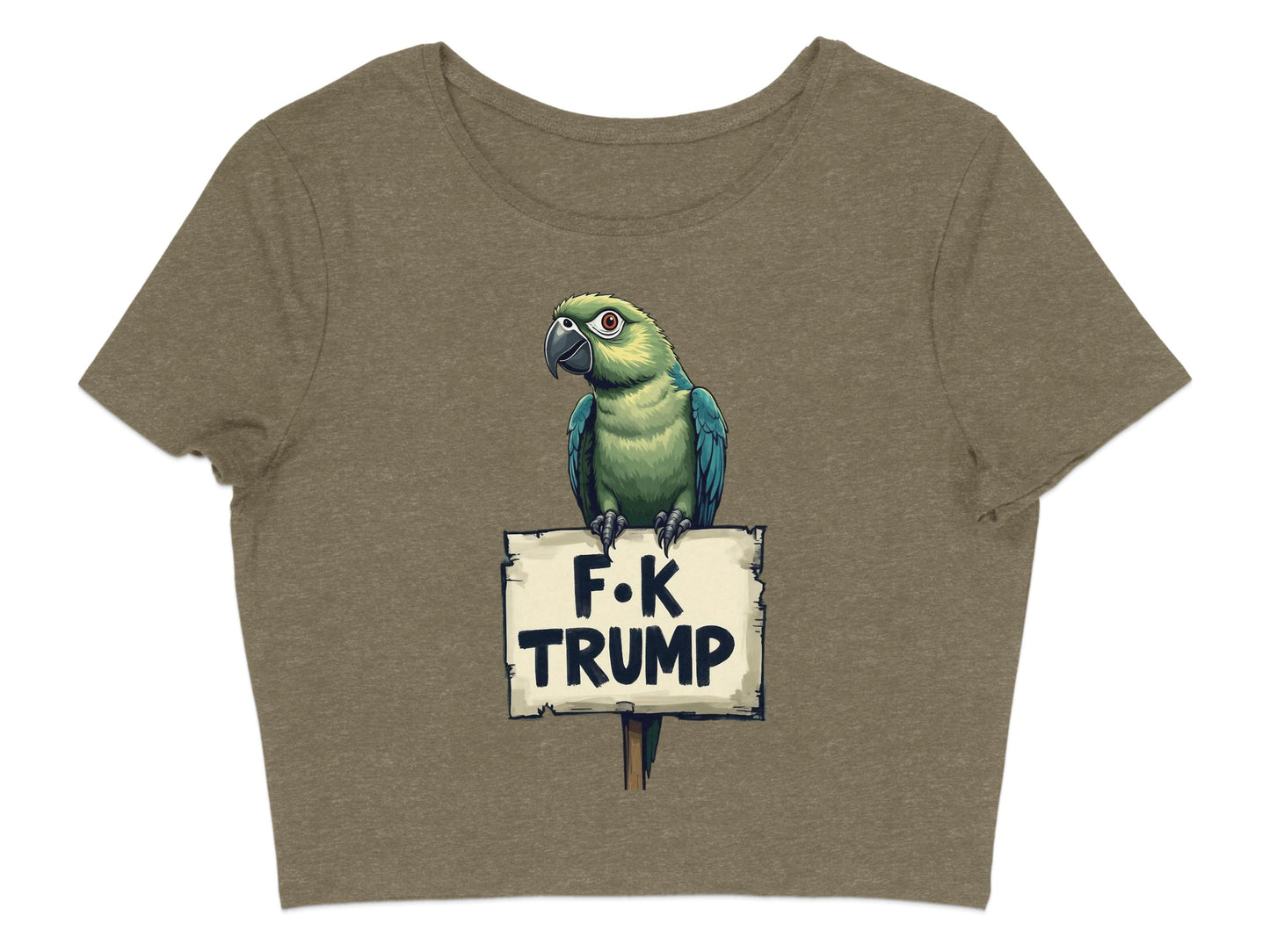 FK Trump Parrot Graphic Crop Top product
