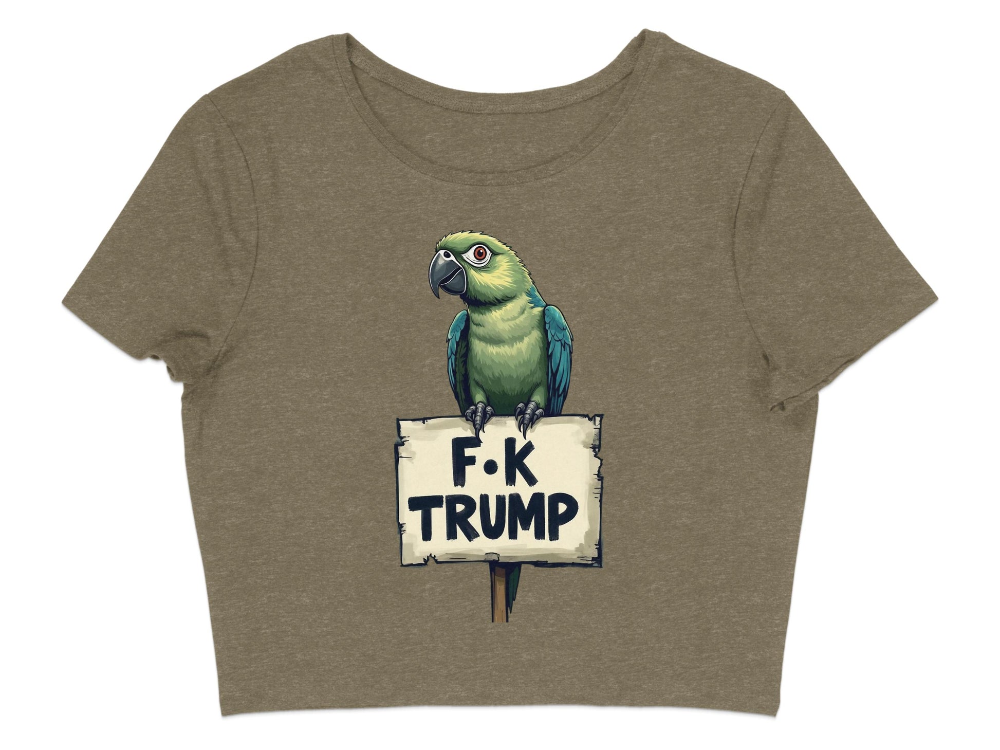 FK Trump Parrot Graphic Crop Top product