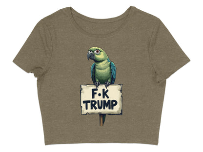 FK Trump Parrot Graphic Crop Top product