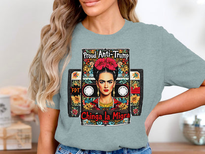 Proud Anti-Trump Chinga La Migra T-shirt product
