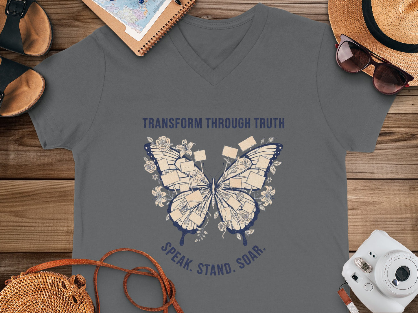 Transform Through Truth Speak Stand Soar T-shirt