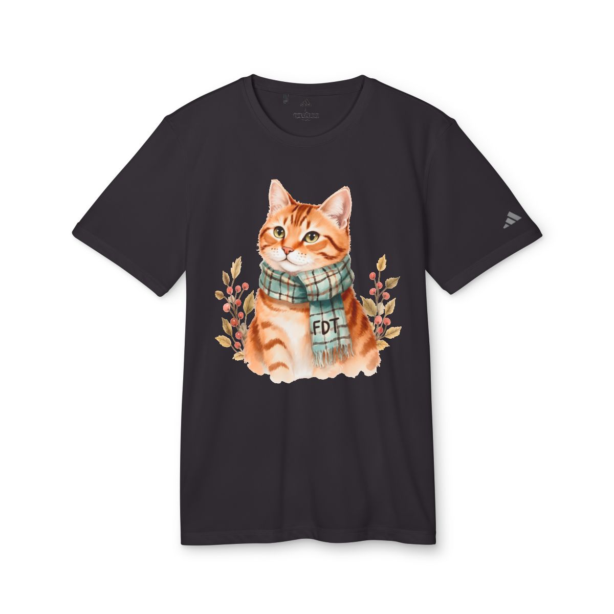 Adorable Cat in Scarf Cute Animal Design Shirt