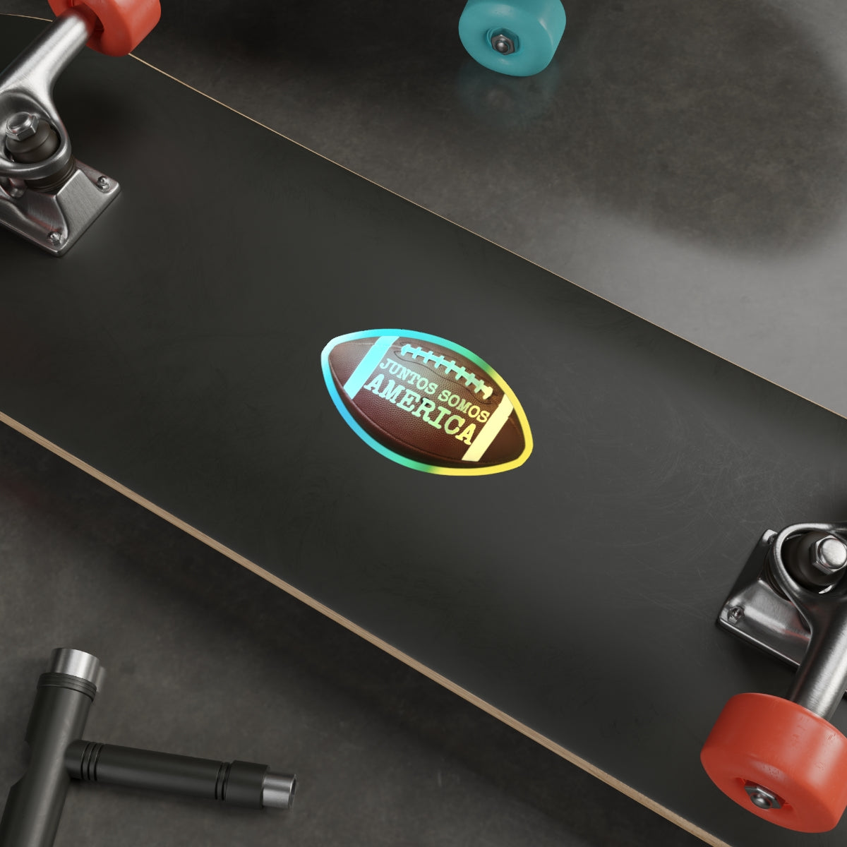 Juntos Somos America Football Skateboard Deck