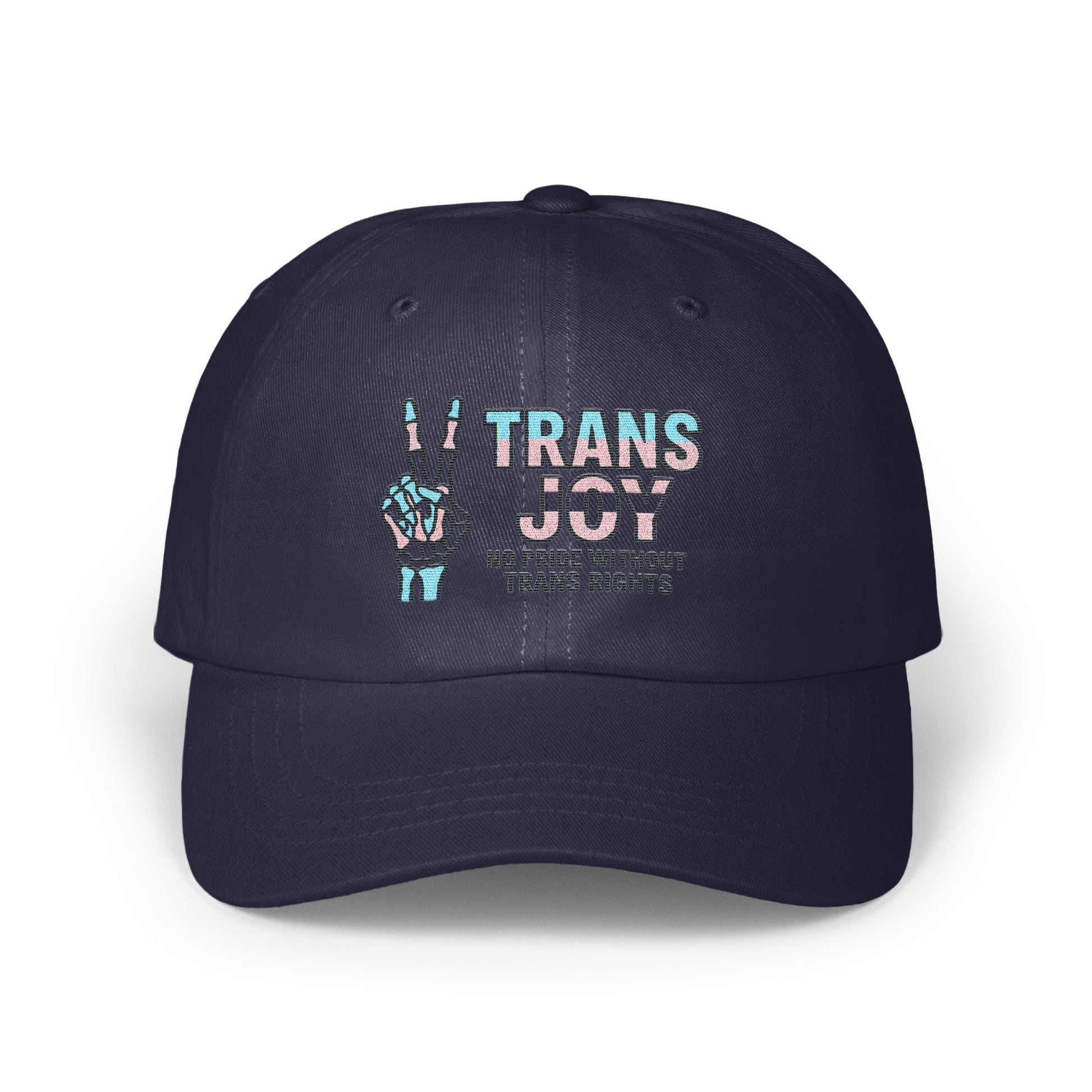 Trans Joy Embroidered Hat Inspiring Pride product type
