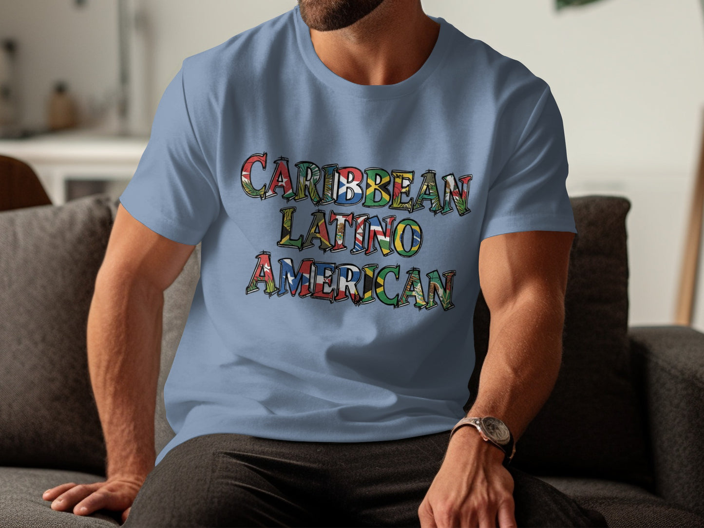 Caribbean Latino American Graphic T-Shirt