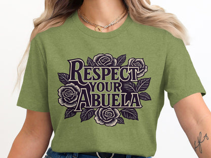 Respect Your Abuela Design T-Shirt product type