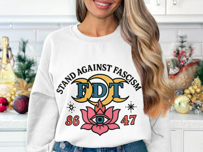 Stand Against Fascism FDT Graphic Sweatshirt product