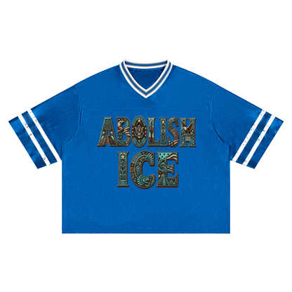 Unisex Boxy Striped Soccer Jersey