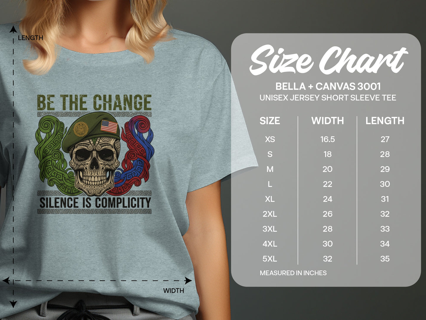 Be The Change Silence is Complicity Short Sleeve Tee