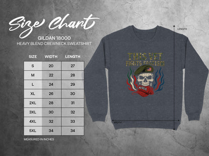 This Vet Fights For Us Gildan 18000 Sweatshirt product