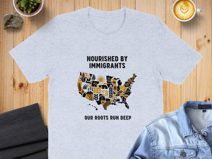 Nourished By Immigrants Our Roots Run Deep product type