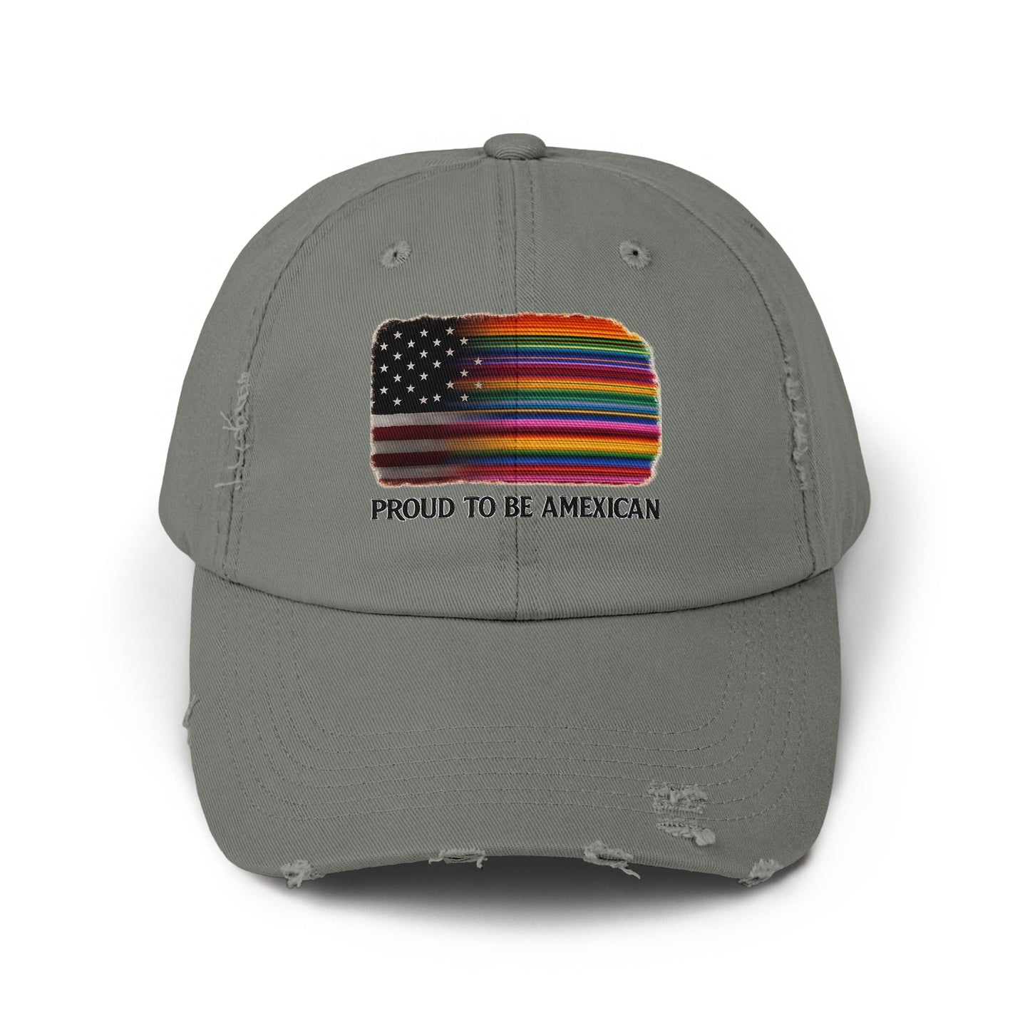 Proud To Be Amexican Distressed Cap product