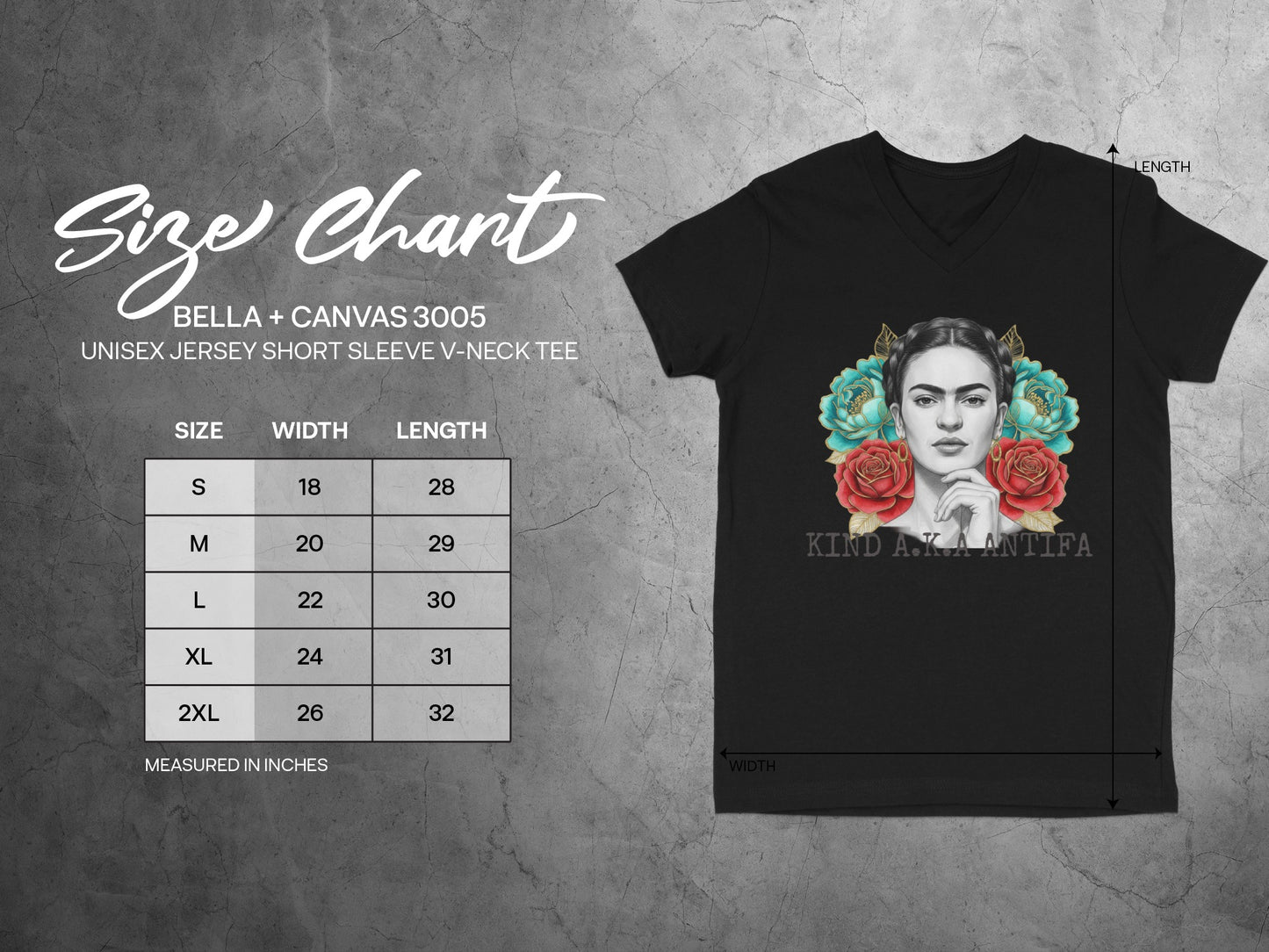 Kind Anti Antifa Graphic Unisex Short Sleeve V-Neck Tee