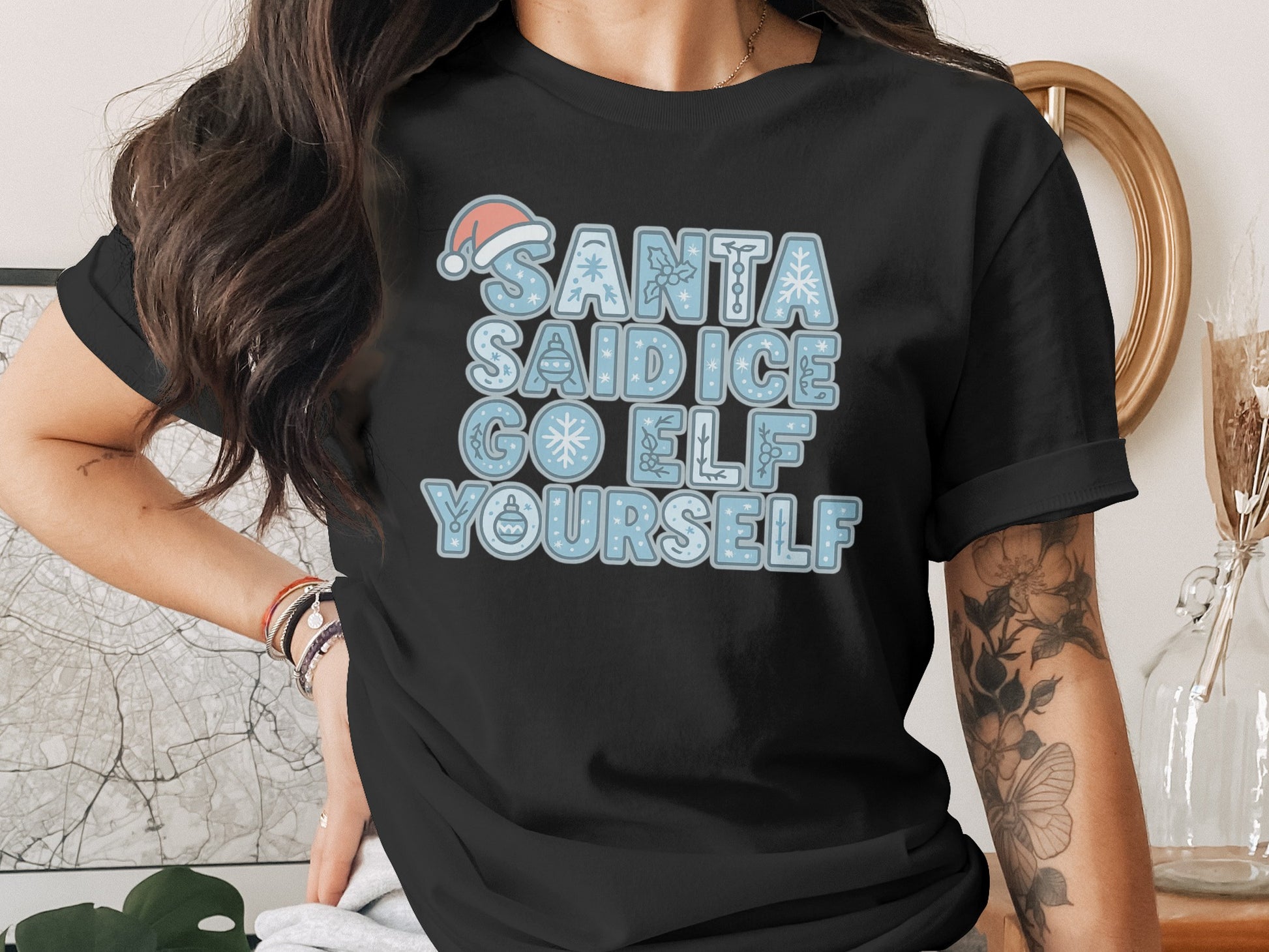 Santa Said Ice Go Elf Yourself T-shirt