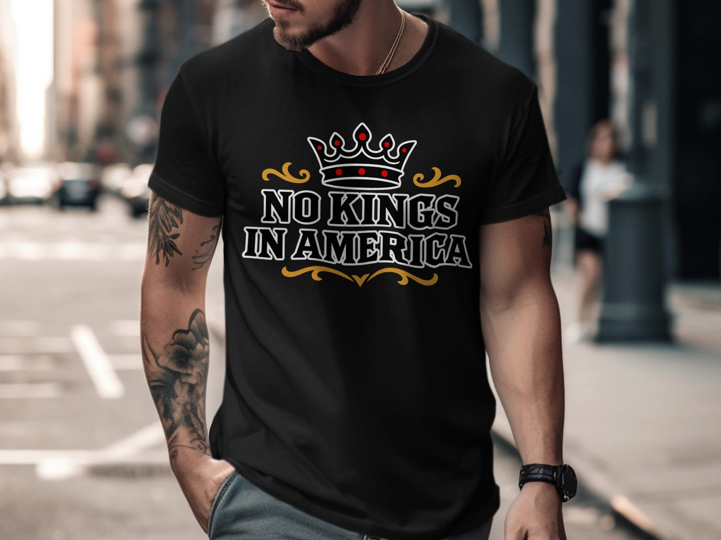 No Kings in America Statement T-shirt product type