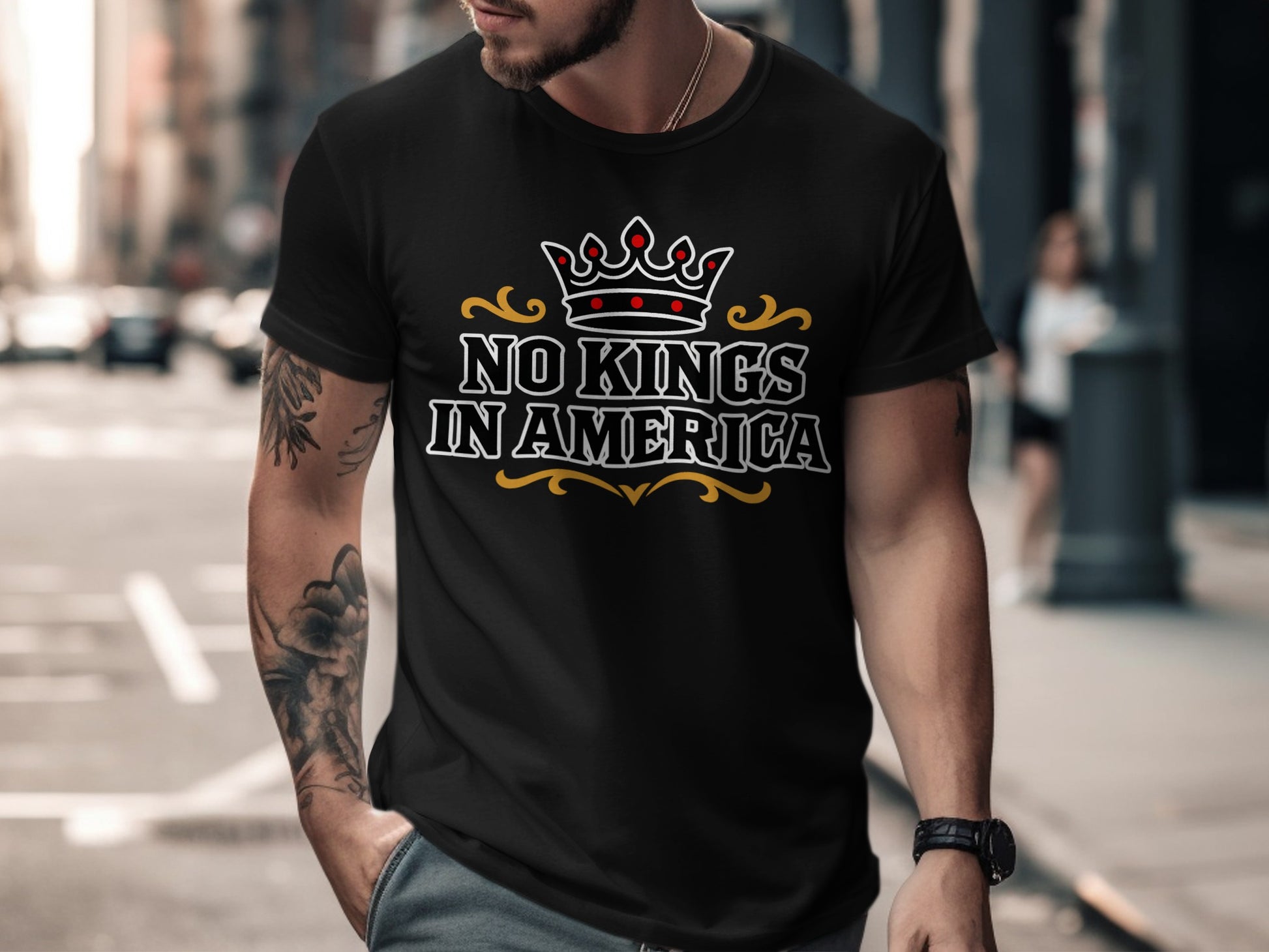 No Kings in America Statement T-shirt product type