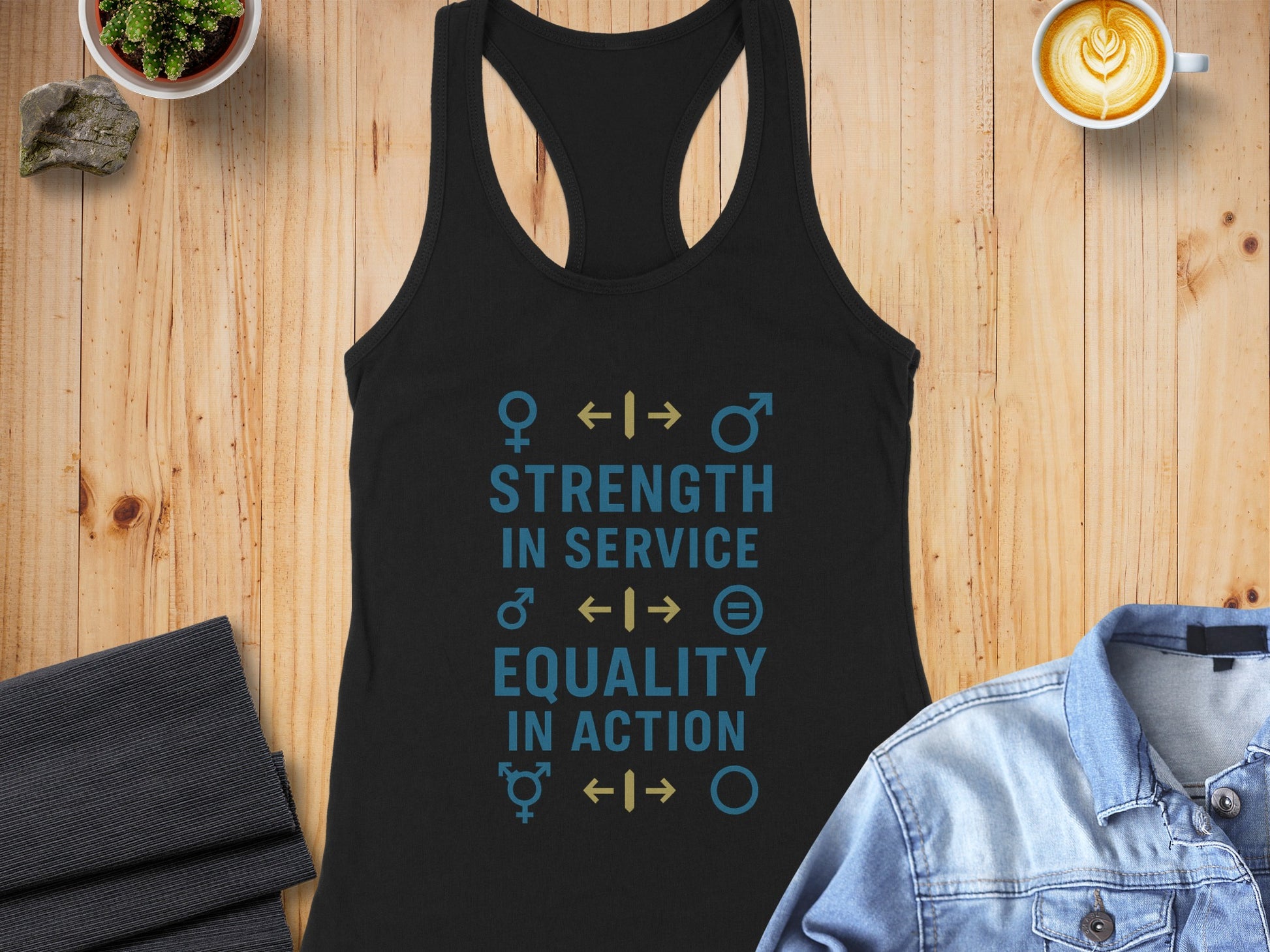 Strength in Service Equality in Action Tank Top
