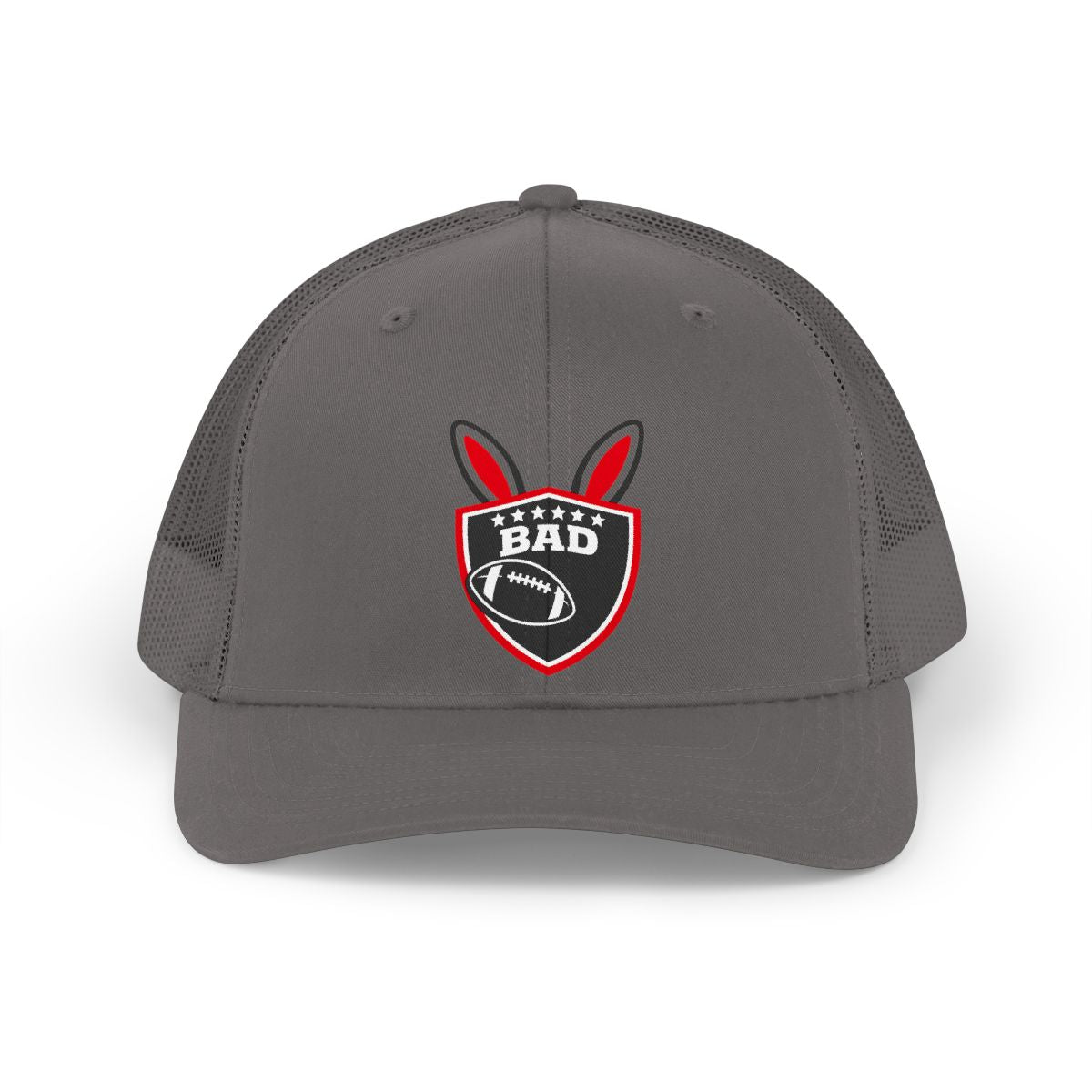 BAD Football Bunny Ears Shield Design Hat