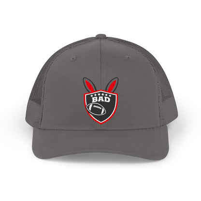 BAD Football Bunny Ears Shield Design Hat