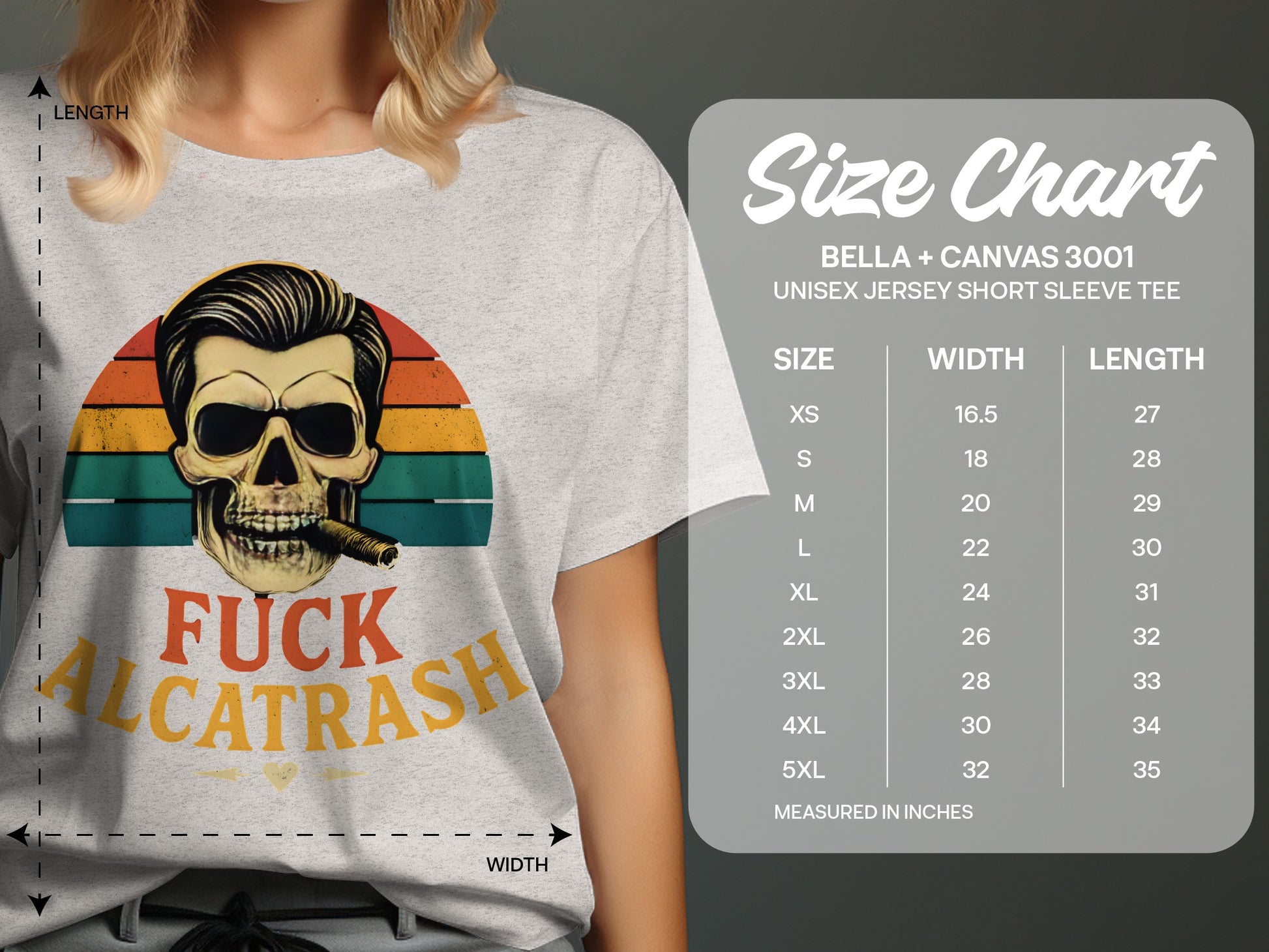 Skull with Sunglasses and Text Graphic Tee product
