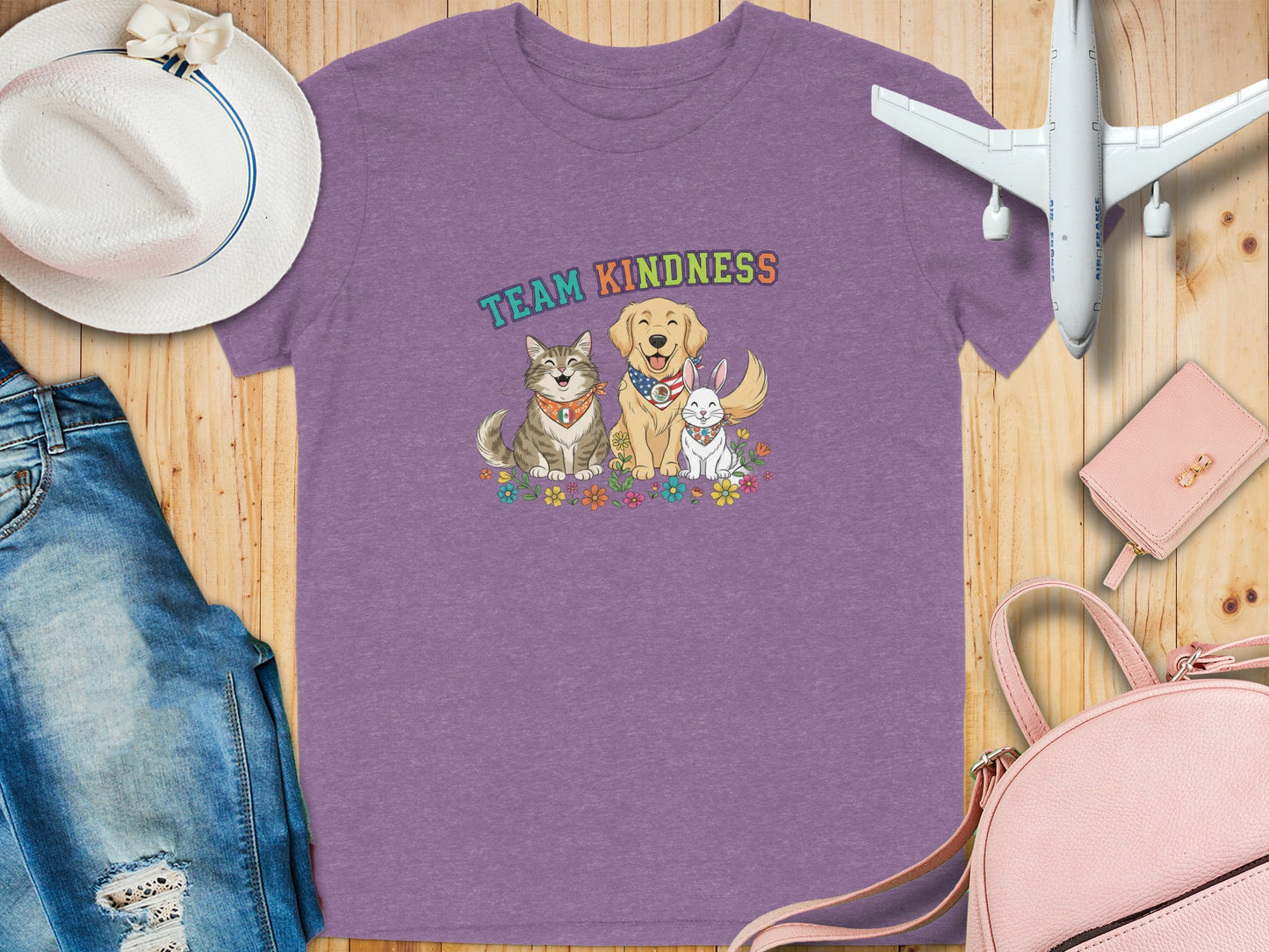 Team Kindness Graphic T-Shirt for Pet Lovers