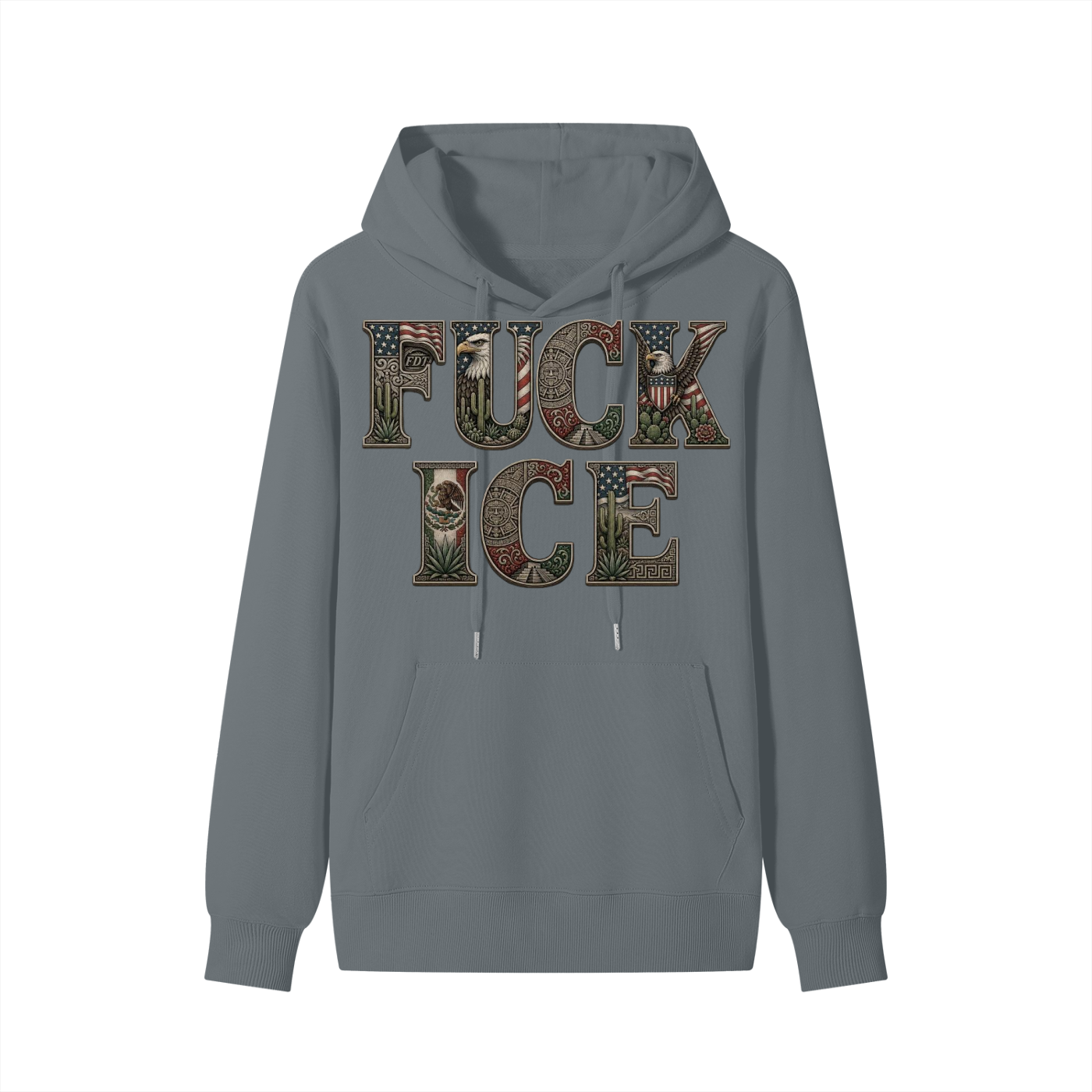 Fuck Ice & Amexican Pride Classic Unisex Cotton Hoodie