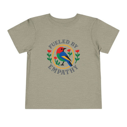 Empathy Bird Toddler Tee - Cute Short Sleeve Shirt for Kids, Gift for Birthdays, Encouraging Apparel, Toddler Fashion