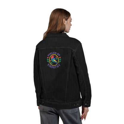 Embroidered Unisex Denim Jacket - Express Yourself with Unique Stitching, Casual Streetwear, Summer Festivals, Gifts for Trendsetters, [...]