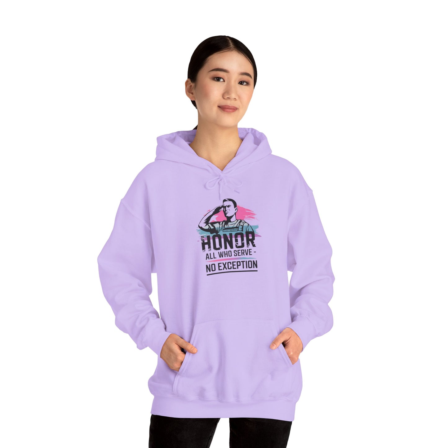 Pride hoodie Honor All Who Serve Hoodie - Unisex Heavy Blend™ Sweatshirt