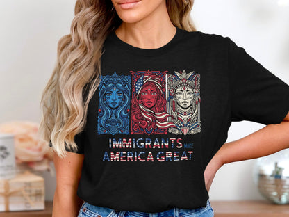 Immigrants Make America Great Graphic Tee