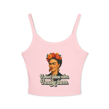 Frida Khalo Inspired Women's Tank Top, Feminist Apparel, Stylish Summer Top, Boho Fashion, Casual Wear, Statement Tee