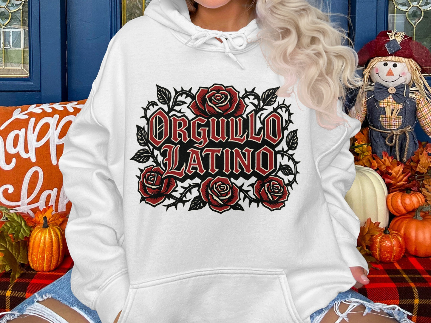 Orgullo Latino Graphic Hoodie Comfortable Stylish Product