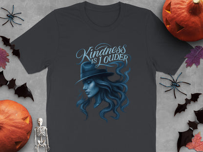 Kindness is Louder Witch Hat Halloween T-Shirt product type