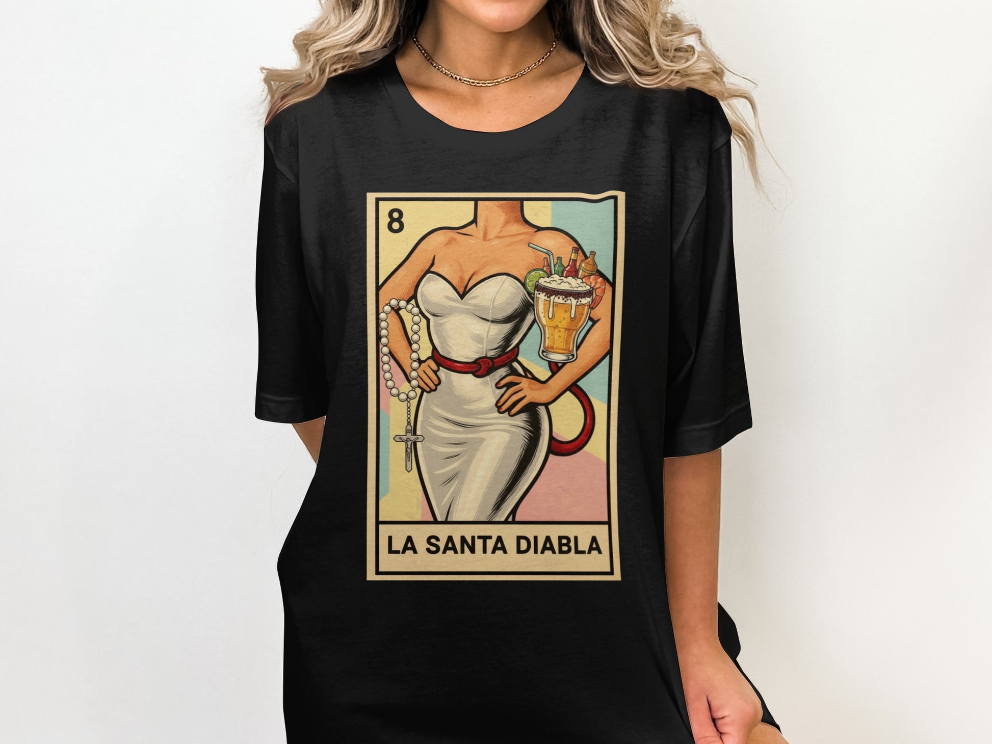 La Santa Diabla Graphic T-Shirt Casual Top product