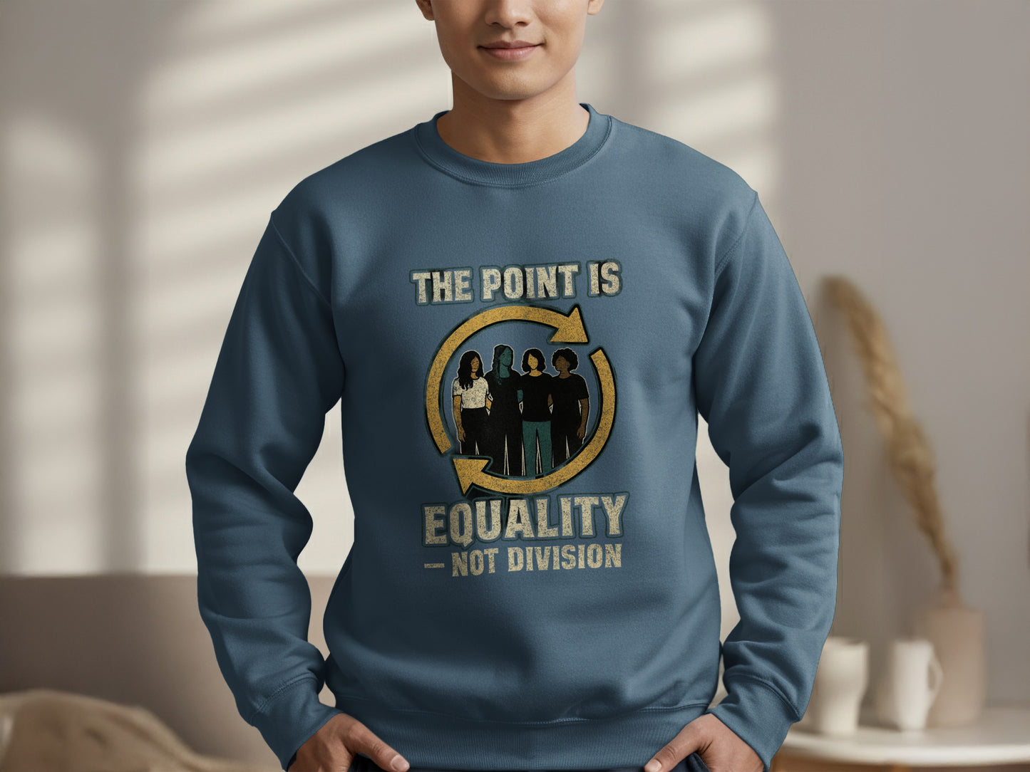 The Point Is Equality Not Division Graphic Sweatshirt Product