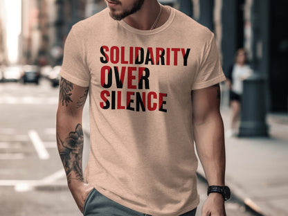 Solidarity Over Silence Graphic T-Shirt