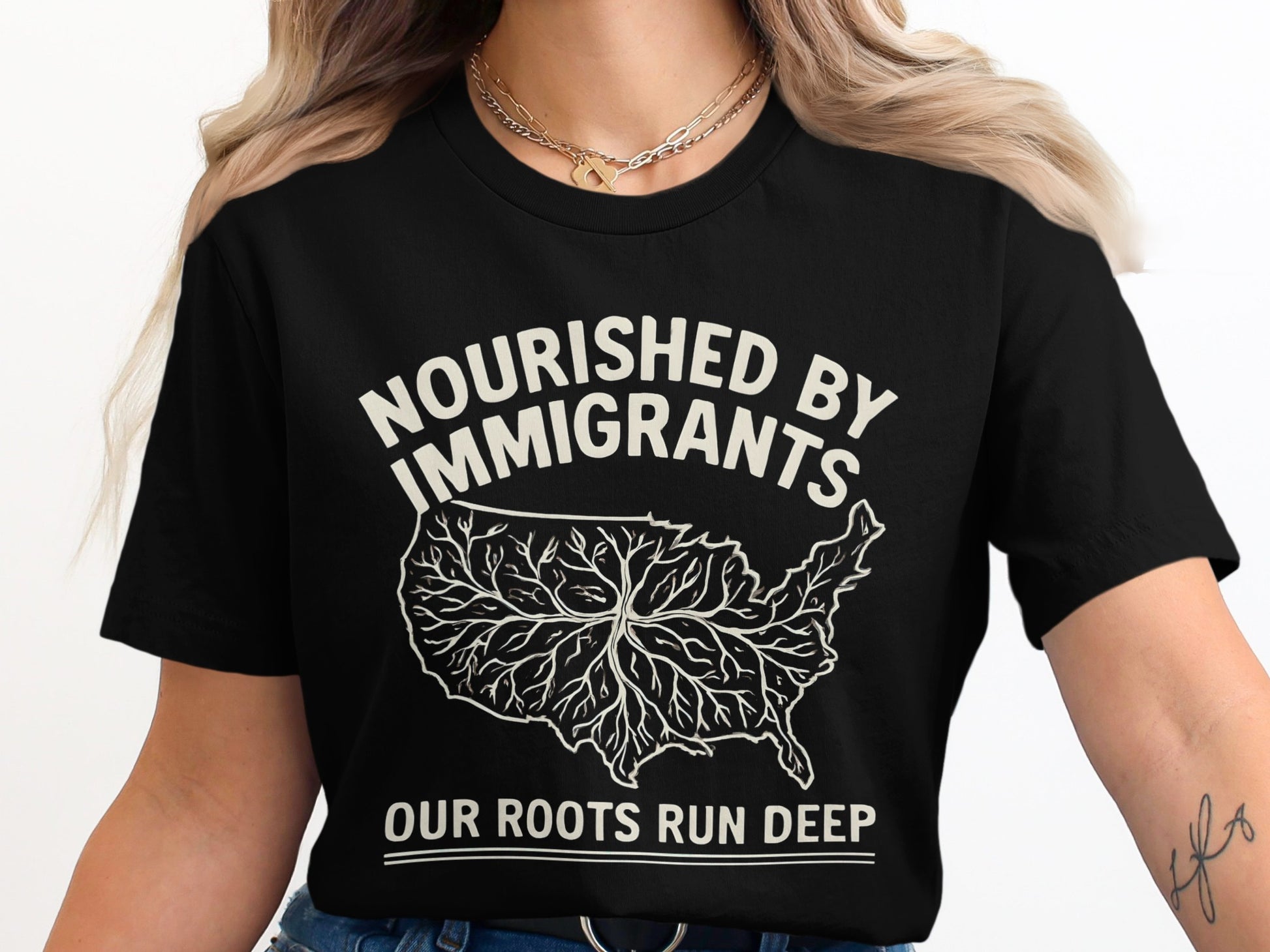 Nourished By Immigrants Our Roots Run Deep product type