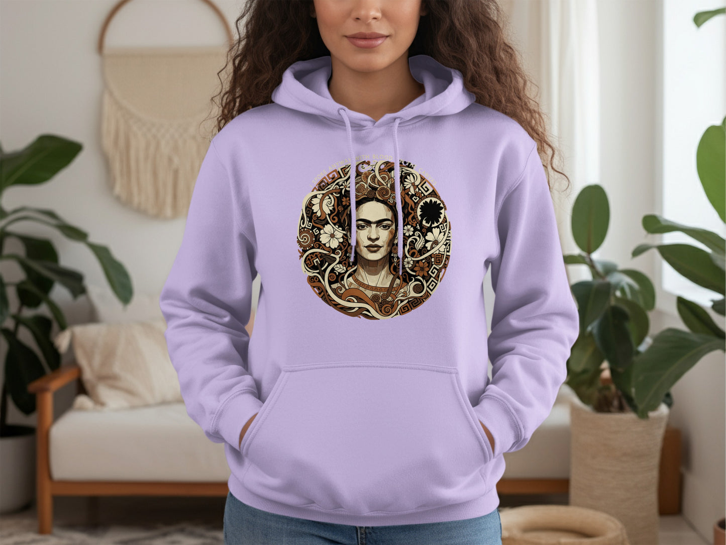Frida Kahlo I Spoke Anyway With Blood On Canvas Hoodies