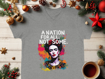 A Nation For All Not Some graphic tee