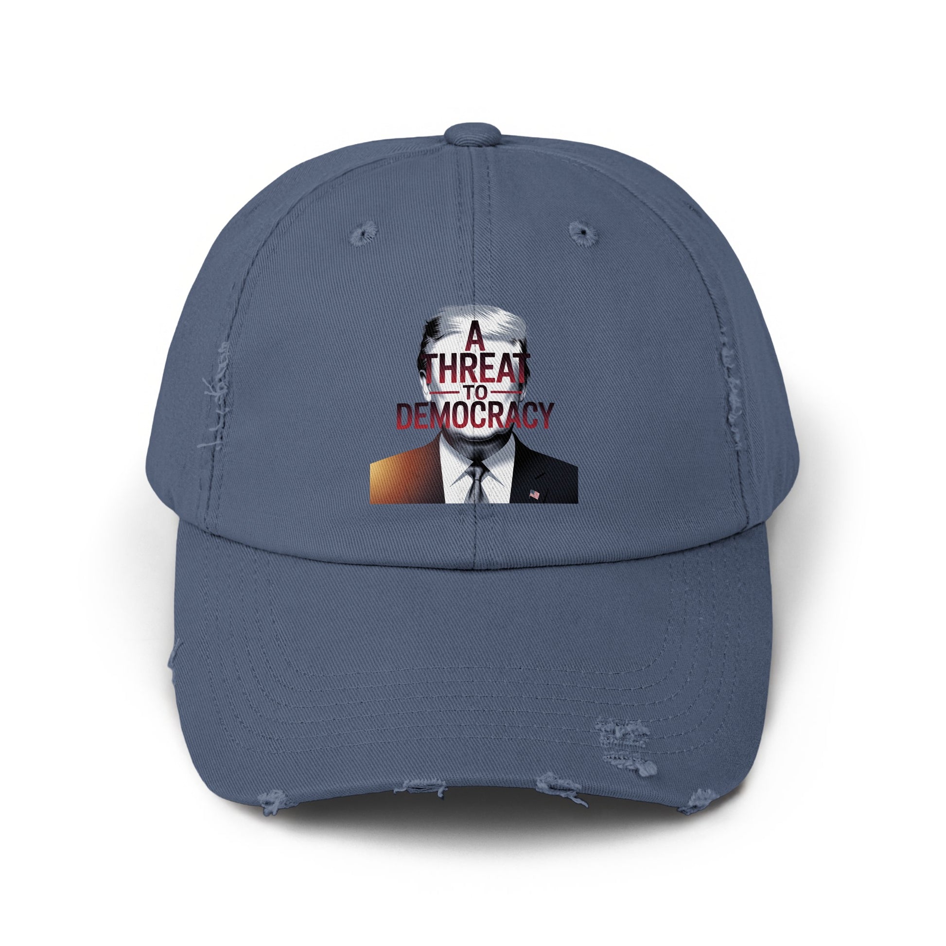 A Threat to Democracy Embroidered Cap product type