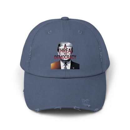 A Threat to Democracy Embroidered Cap product type