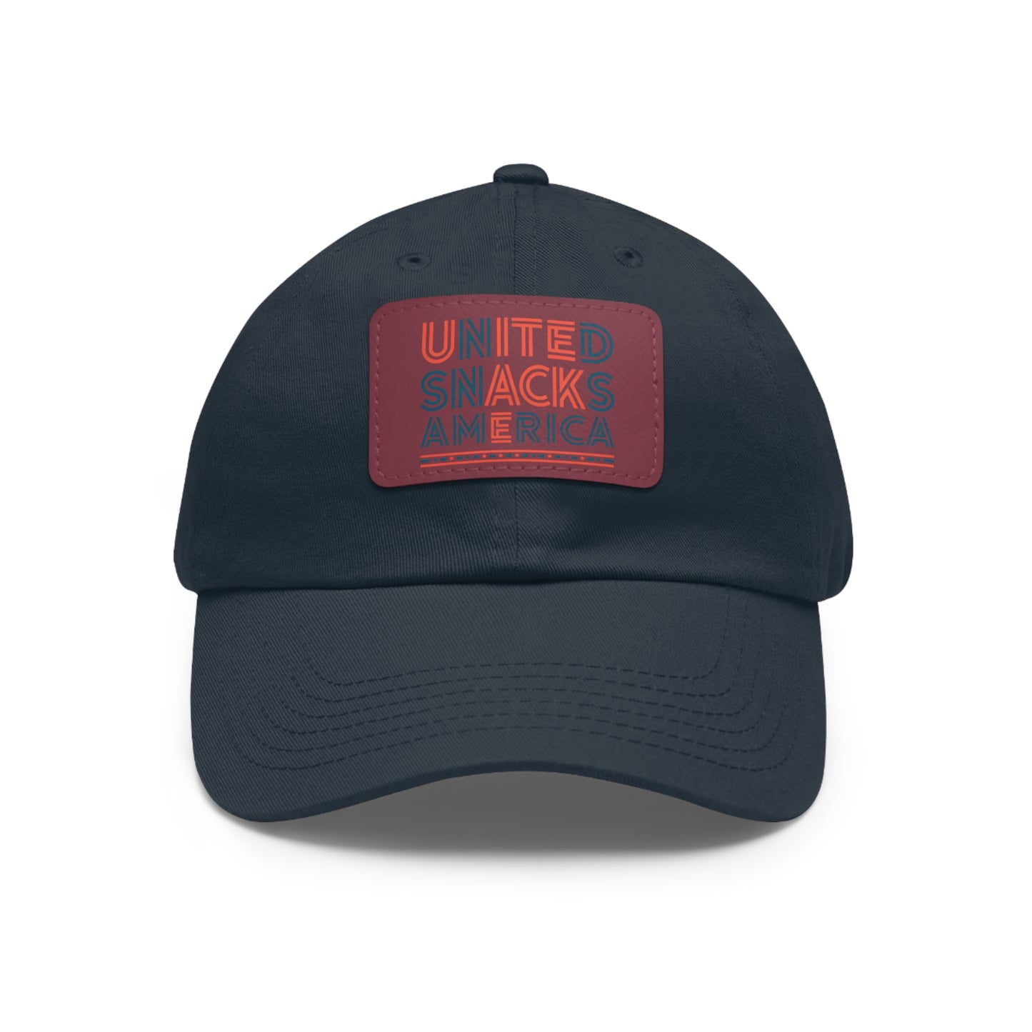 Trendy Dad Hat with Leather Patch - United Snacks America