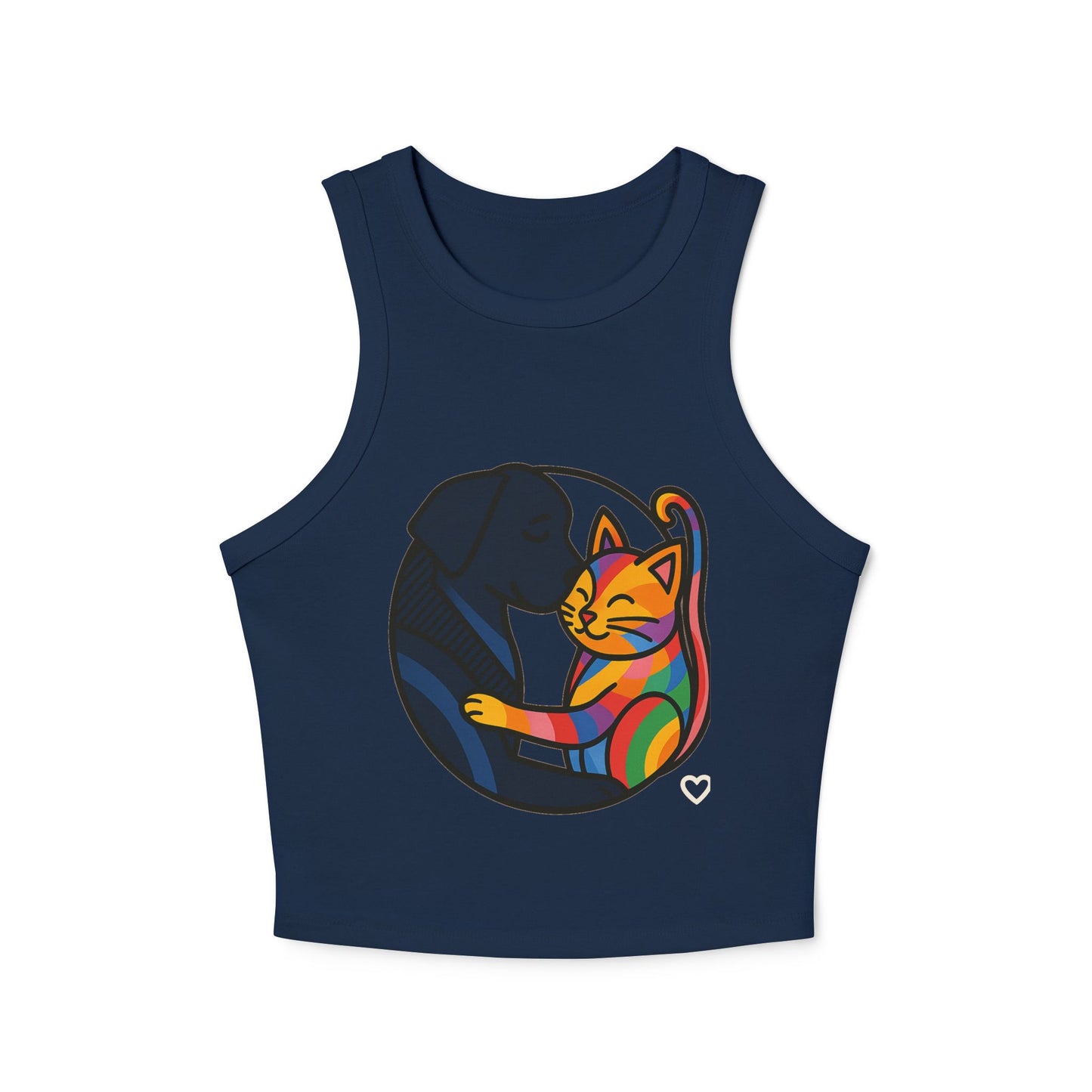 Pride tank top Colorful Pet Love Tank Top, Cute Pet Lovers Shirt, Animal Lover Gift, LGBTQ+ Pride Wear, Summer Casual Top