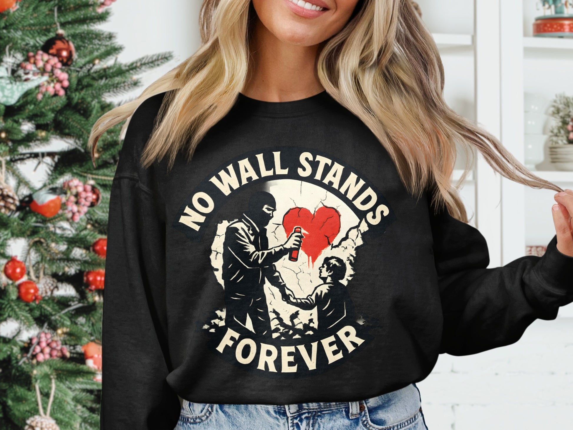 No Wall Stands Forever Graphic Sweatshirt product