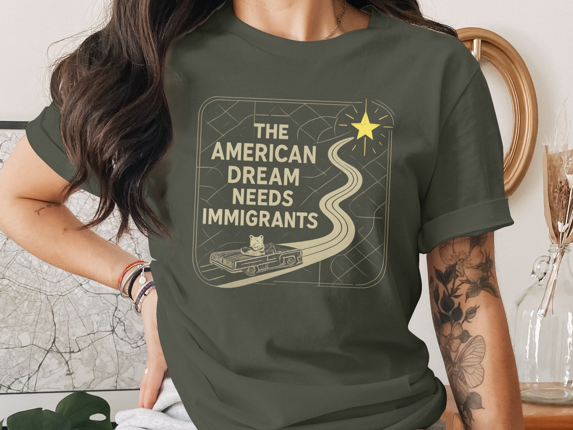 The American Dream Needs Immigrants Statement Shirt