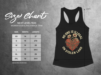 No One Is Illegal On Stolen Land Tank Top