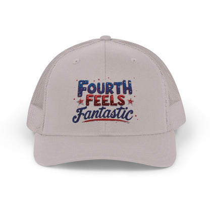 Fourth of July Celebration Snapback Cap - Patriotic Trucker Hat