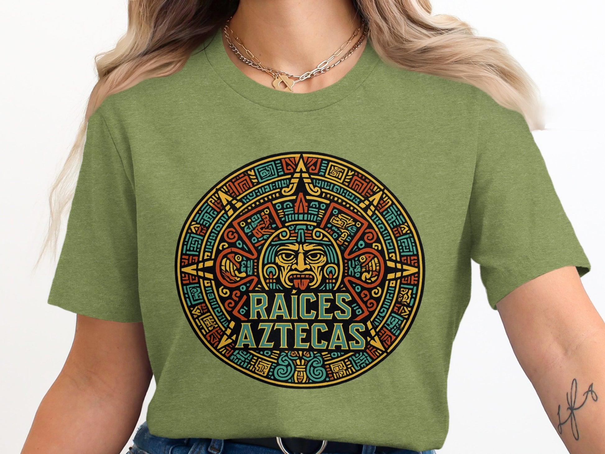 Raíces Aztecas Graphic Tee Aztec Inspired product