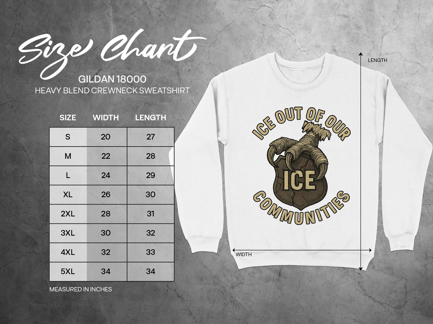 Ice Out of Our Communities Sweatshirt product