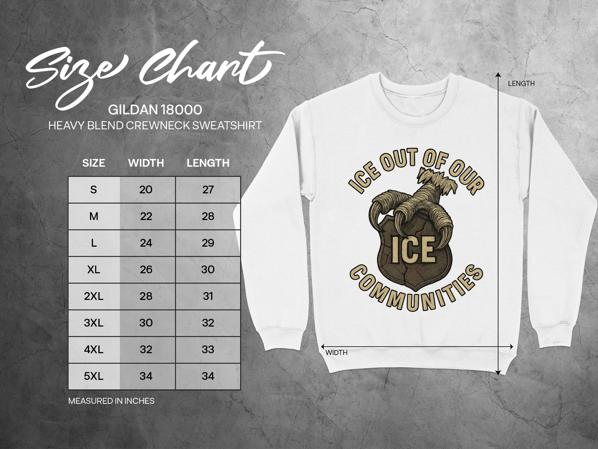 Ice Out of Our Communities Sweatshirt product